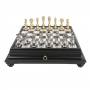 Эксклюзивные шахматы "Oriental large" 600140233  (латунь, мраморная доска c кассетой)  - фото 2