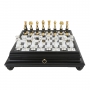 Exclusive chess set "Oriental large" 600140234 (brass/beech, marble board with drawer) - photo 2