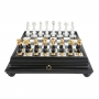 Exclusive chess set "Oriental large" 600140234 (brass/beech, marble board with drawer) - photo 4