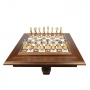 Exclusive chess set "Oriental large" 600140248 (brass/beech, chess table) - photo 3