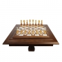Exclusive chess set "Oriental large" 600140249 (gold/silver, chess table) - photo 3