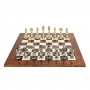 Exclusive chess set "Oriental large" 600140111 (solid brass, elm root board) - photo 3