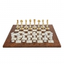 Exclusive chess set "Oriental large" 600140113 (antique white color, elm root board) - photo 2