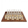 Exclusive chess set "Oriental large" 600140113 (antique white color, elm root board) - photo 3
