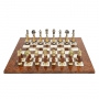 Exclusive chess set "Oriental large" 600140114 (brass/beech, elm root board) - photo 3