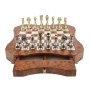 Exclusive chess set "Oriental large" 600140063 (solid brass, board with drawer) - photo 3