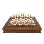 Exclusive chess set "Persian large" 600140169 (brass/beech, marble chessboard) - photo 2