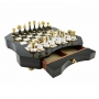 Exclusive chess set "Persian large" 600140016 (black/white, board with drawer) - photo 2