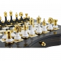 Эксклюзивные шахматы "Persian large" 600140016 (черно-белые,  доска с кассетой) - фото 3