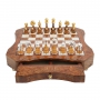 Exclusive chess set "Persian large" 600140068 (gold/silver plated, board with drawer) - photo 2