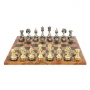 Эксклюзивные шахматы "Persian large" 600140208 (латунь, доска из искусственной кожи)  - фото 2