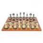 Эксклюзивные шахматы "Persian large" 600140209 (латунь, доска из искусственной кожи)  - фото 2