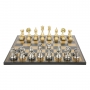 Эксклюзивные шахматы "Persian large" 600140210 (латунь, доска из искусственной кожи)  - фото 2