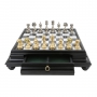 Exclusive chess set "Persian large" 600140232 (solid brass, marble board with drawer) - photo 3