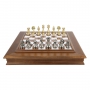 Эксклюзивные шахматы "Persian large" 600140211 (латунь, мраморная доска)   - фото 2
