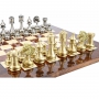 Exclusive chess set "Persian large" 600140011 (brass, elm root board) - photo 2