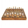 Exclusive chess set "Persian large" 600140049 (brass/beech, leatherette board) - photo 2