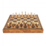 Exclusive chess set "Persian large" 600140049 (brass/beech, leatherette board) - photo 3