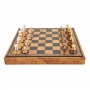 Exclusive chess set "Persian large" 600140049 (brass/beech, leatherette board) - photo 4