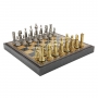 Exclusive chess set "Roman Emperor" 600140137 (zamak alloy, leatherette board) - photo 2