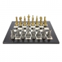 Эксклюзивные шахматы "Римский император" 600140053 (сплав замак, черная доска) - фото 3