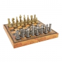Exclusive chess set "Roman Emperor" 600140047 (zamak alloy, leatherette board) - photo 2