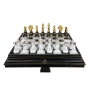 Exclusive chess set "Staunton Extra" 600140256 (black/white, chess table) - photo 3
