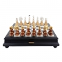 Эксклюзивные шахматы "Staunton Extra" 600140040 (латунь/бук, серебро/золото) - фото 3