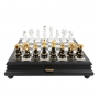 Exclusive chess set "Staunton Extra" 600140041 (brass/beech, black/white) - photo 2