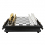 Exclusive chess set "Staunton Extra" 600140041 (brass/beech, black/white) - photo 3
