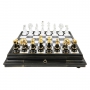 Exclusive chess set "Staunton Extra" 600140057 (black/white color, marble top board) - photo 2
