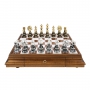 Exclusive chess set "Staunton Extra" 600140059 (color "fantasy", marble top board) - photo 2