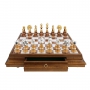 Exclusive chess set "Staunton Extra" 600140061 (gold/silver plated, marble top board) - photo 3