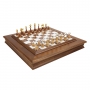 Exclusive chess set "Staunton large" 600140170 (gold/silver plated, marble chessboard) - photo 2
