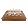 Эксклюзивные шахматы "Staunton large" 600140170 (золото/серебро, мраморная доска) - фото 3
