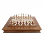 Exclusive chess set "Staunton large" 600140171 (brass/beech, marble chessboard) - photo 3
