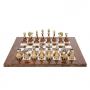 Эксклюзивные шахматы "Staunton large" 600140175 (латунь/бук, доска из корня вяза) - фото 2