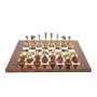 Эксклюзивные шахматы "Staunton large" 600140175 (латунь/бук, доска из корня вяза) - фото 3