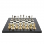 Exclusive chess set "Staunton large" 600140180 (solid brass, black board) - photo 2