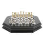 Exclusive chess set "Staunton large" 600140179 (solid brass, marble board with drawer) - photo 4