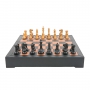 Эксклюзивные деревянные шахматы "Antique Staunton Pro" 600140193 (палисандр, доска из натуральной кожи) - фото 2