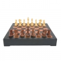 Эксклюзивные деревянные шахматы "Staunton Elegance" 600140183 (палисандр, доска из натуральной кожи) - фото 4