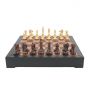 Эксклюзивные деревянные шахматы "Staunton Superior" 600140198 (палисандр, доска из натуральной кожи) - фото 2