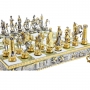 Luxury chess set "Crusaders vs saracens" 600140001 (bronze, gold/silver plated) - photo 4