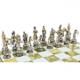 Эксклюзивные шахматы "Крестоносцы против cарацинов" 600140001 (бронза, золото/серебро) - фото 5