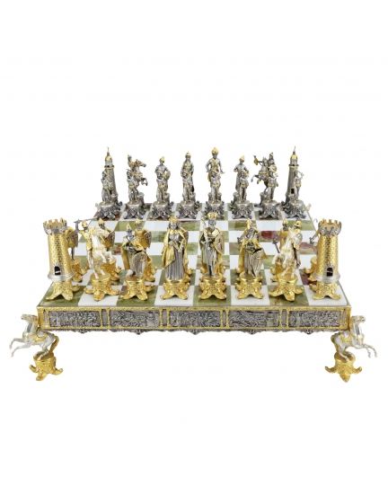 Luxury chess set "Crusaders vs saracens" 600140238-1