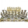 Luxury chess set "Genghis Khan vs Muscovites" 600140002 (bronze, gold/silver) - photo 3