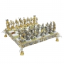 Luxury chess set Genghis "Romans vs Greeks" 600140237 (bronze, gold/silver) - photo 2
