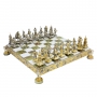 Эксклюзивные шахматы "Самураи" 600140236 (бронза, золото/серебро) - фото 2