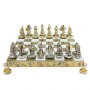 Эксклюзивные шахматы "Самураи" 600140236 (бронза, золото/серебро) - фото 3